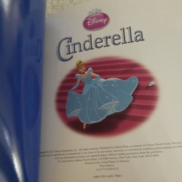 Cinderella (Blu-ray Disc, 2012, Diamond Edition) Story Book Ed. Disney USA EUC - Picture 3 of 4